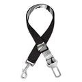 Ornamental Silver Cross Print Dog Seat Belt