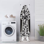 Ornamental Silver Cross Print Ironing Board Cover