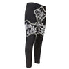 Ornamental Silver Cross Print Men's Compression Pants