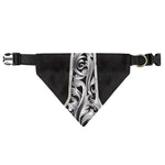 Ornamental Silver Cross Print Over The Collar Dog Bandana