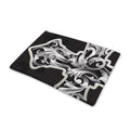 Ornamental Silver Cross Print Pet Cooling Mat Cover