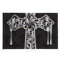 Ornamental Silver Cross Print Placemat