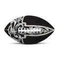 Ornamental Silver Cross Print Rugby Ball