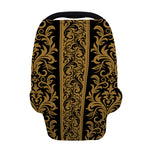 Ornamental Western Damask Print Baby Seat Cover