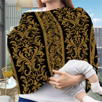 Ornamental Western Damask Print Baby Seat Cover