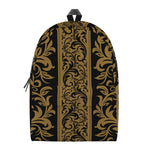 Ornamental Western Damask Print Backpack