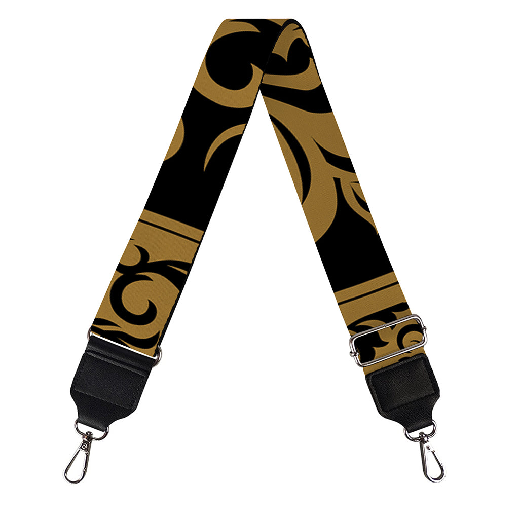 Ornamental Western Damask Print Bag Strap