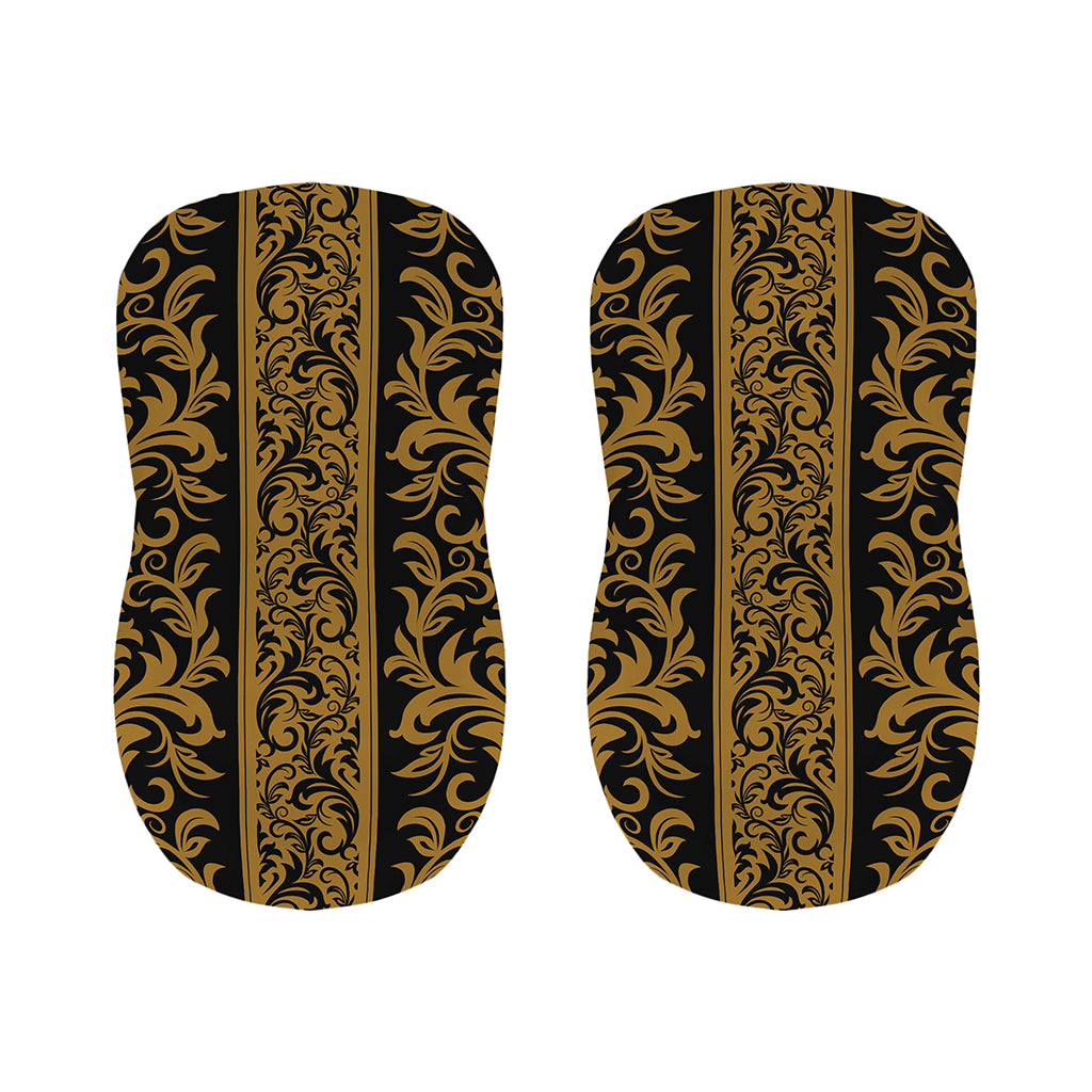 Ornamental Western Damask Print Bar Stool Covers