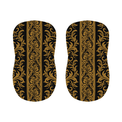 Ornamental Western Damask Print Bar Stool Covers