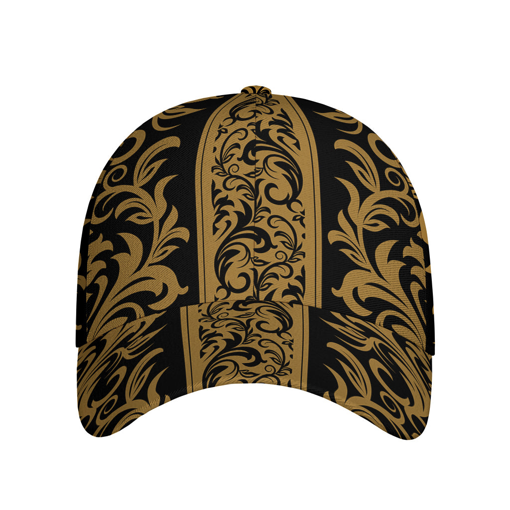 Ornamental Western Damask Print Baseball Cap