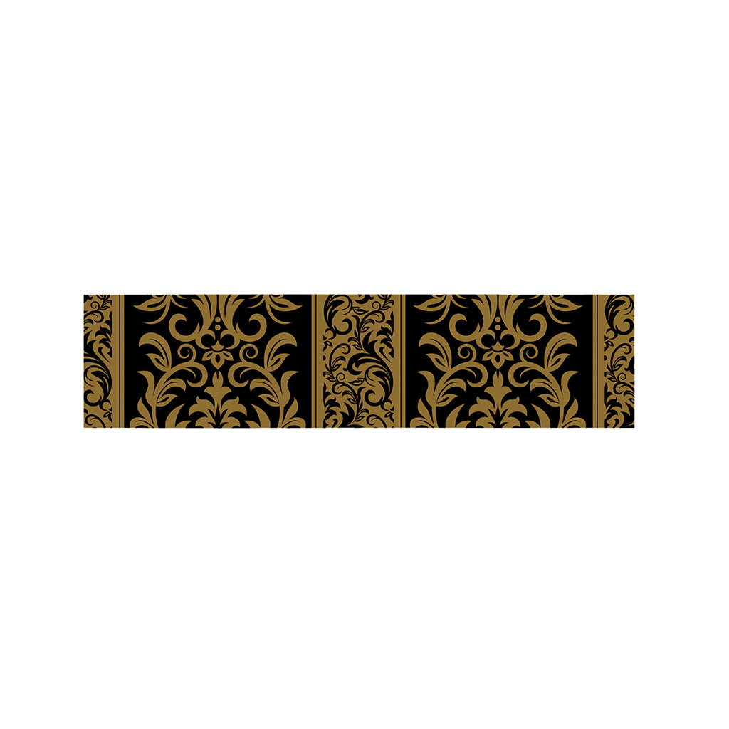 Ornamental Western Damask Print Bed Runner