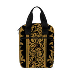 Ornamental Western Damask Print Bible Tote Bag