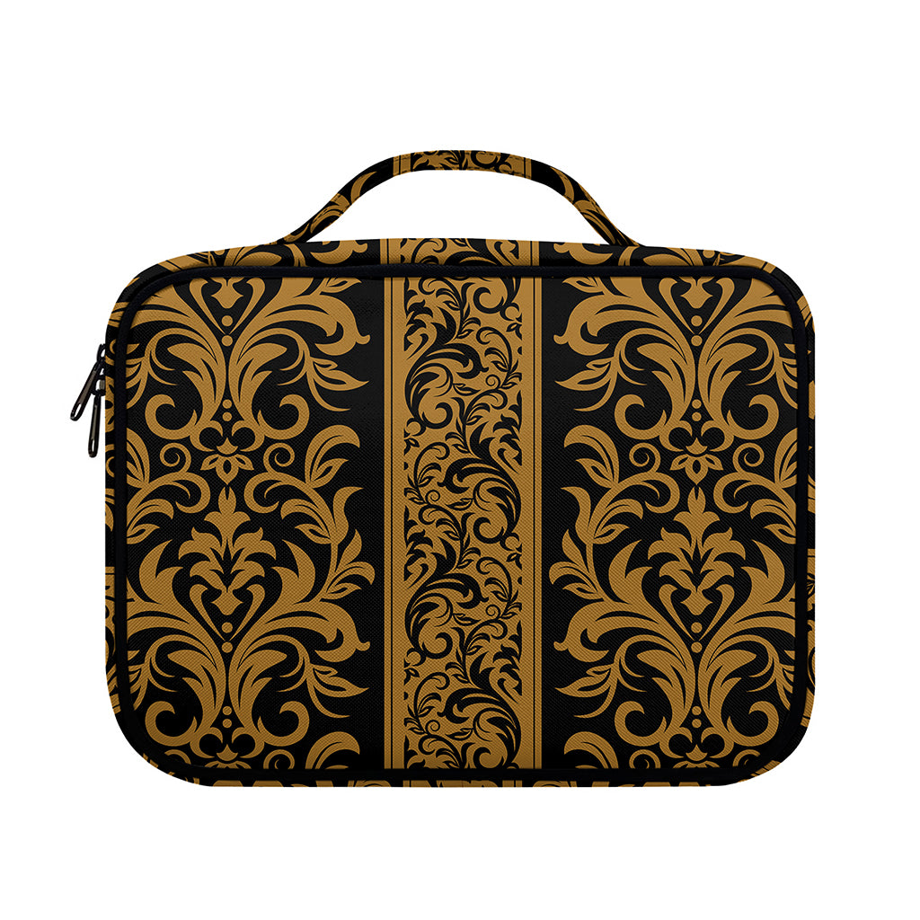 Ornamental Western Damask Print Briefcase Bible Bag