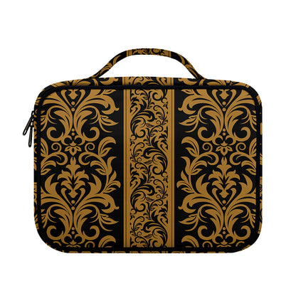 Ornamental Western Damask Print Briefcase Bible Bag