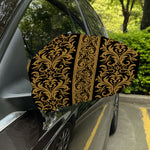 Ornamental Western Damask Print Car Side Mirror Covers