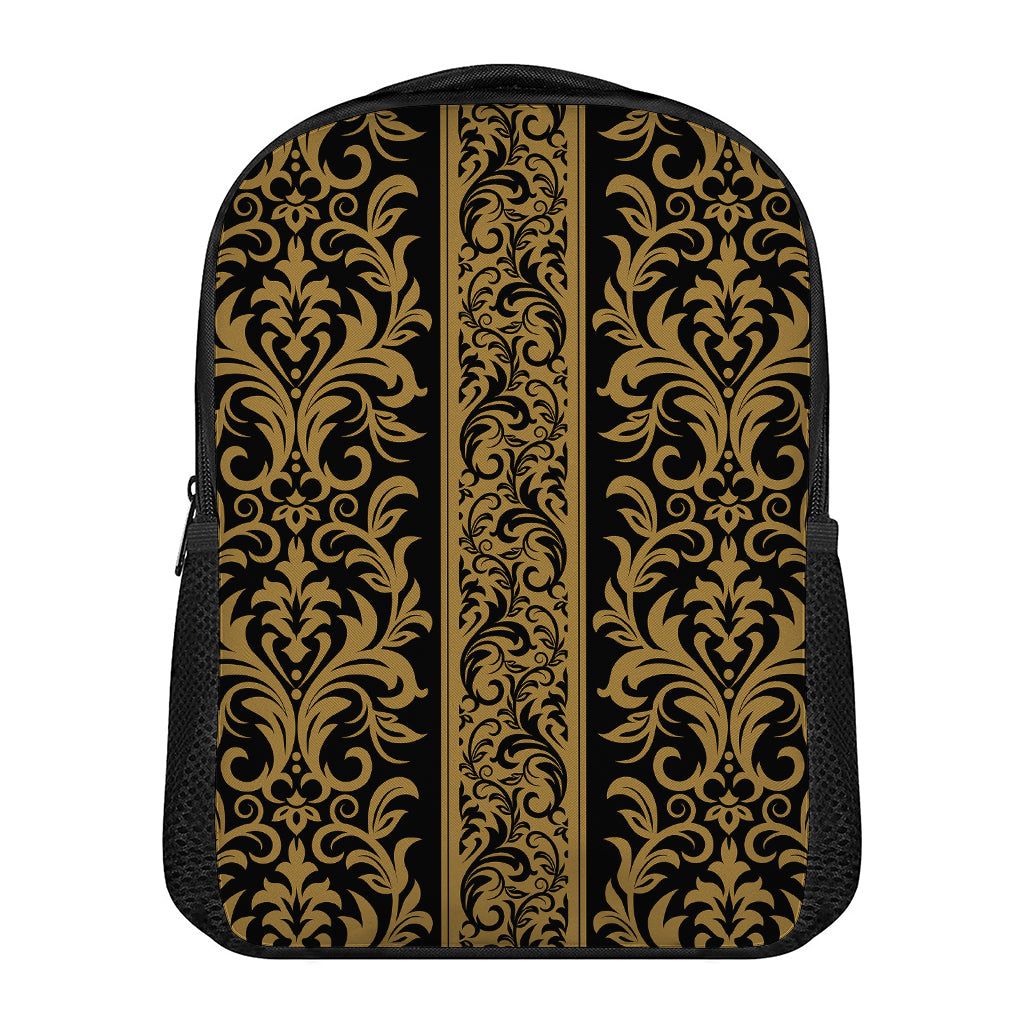 Ornamental Western Damask Print Casual Backpack