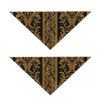 Ornamental Western Damask Print Dog Bandana