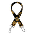 Ornamental Western Damask Print Dog Seat Belt