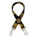 Ornamental Western Damask Print Dog Seat Belt