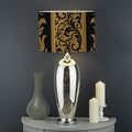 Ornamental Western Damask Print Drum Lamp Shade