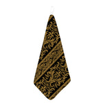 Ornamental Western Damask Print Hand Towel