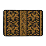 Ornamental Western Damask Print Kitchen Mat