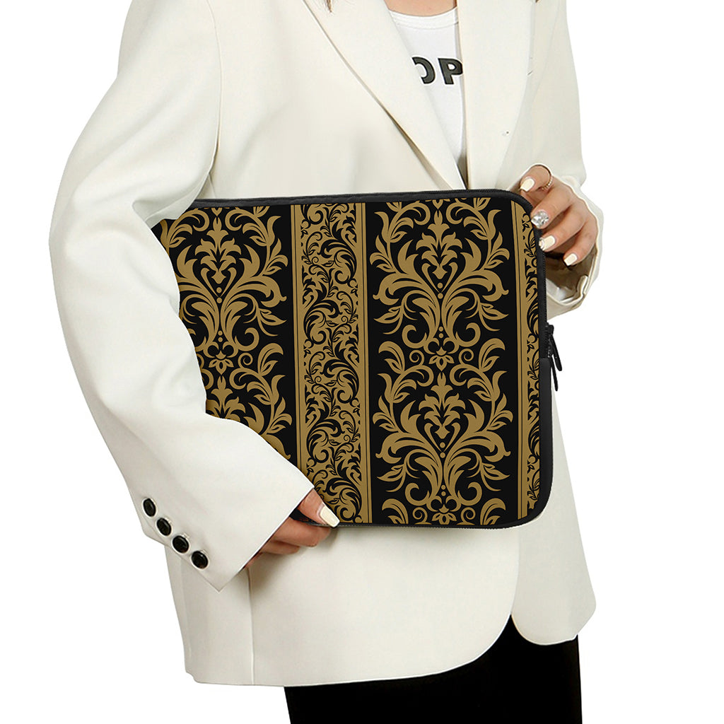 Ornamental Western Damask Print Laptop Sleeve