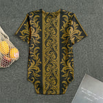 Ornamental Western Damask Print Men's Bodysuit