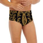Ornamental Western Damask Print Men's Briefs