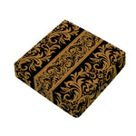 Ornamental Western Damask Print Outdoor Seat Cushion Cover