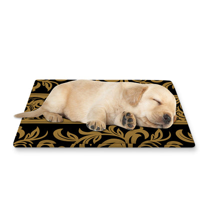 Ornamental Western Damask Print Pet Cooling Mat Cover
