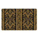 Ornamental Western Damask Print Polyester Doormat