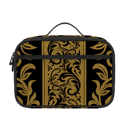Ornamental Western Damask Print Portable Lunch Bag