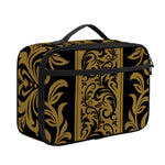 Ornamental Western Damask Print Portable Lunch Bag