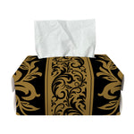 Ornamental Western Damask Print Rectangle Tissue Box Cover