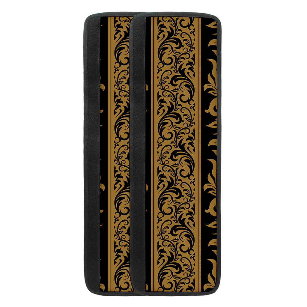 Ornamental Western Damask Print Refrigerator Handle Covers