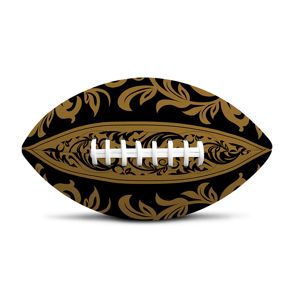 Ornamental Western Damask Print Rugby Ball