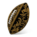 Ornamental Western Damask Print Rugby Ball