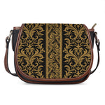 Ornamental Western Damask Print Saddle Bag