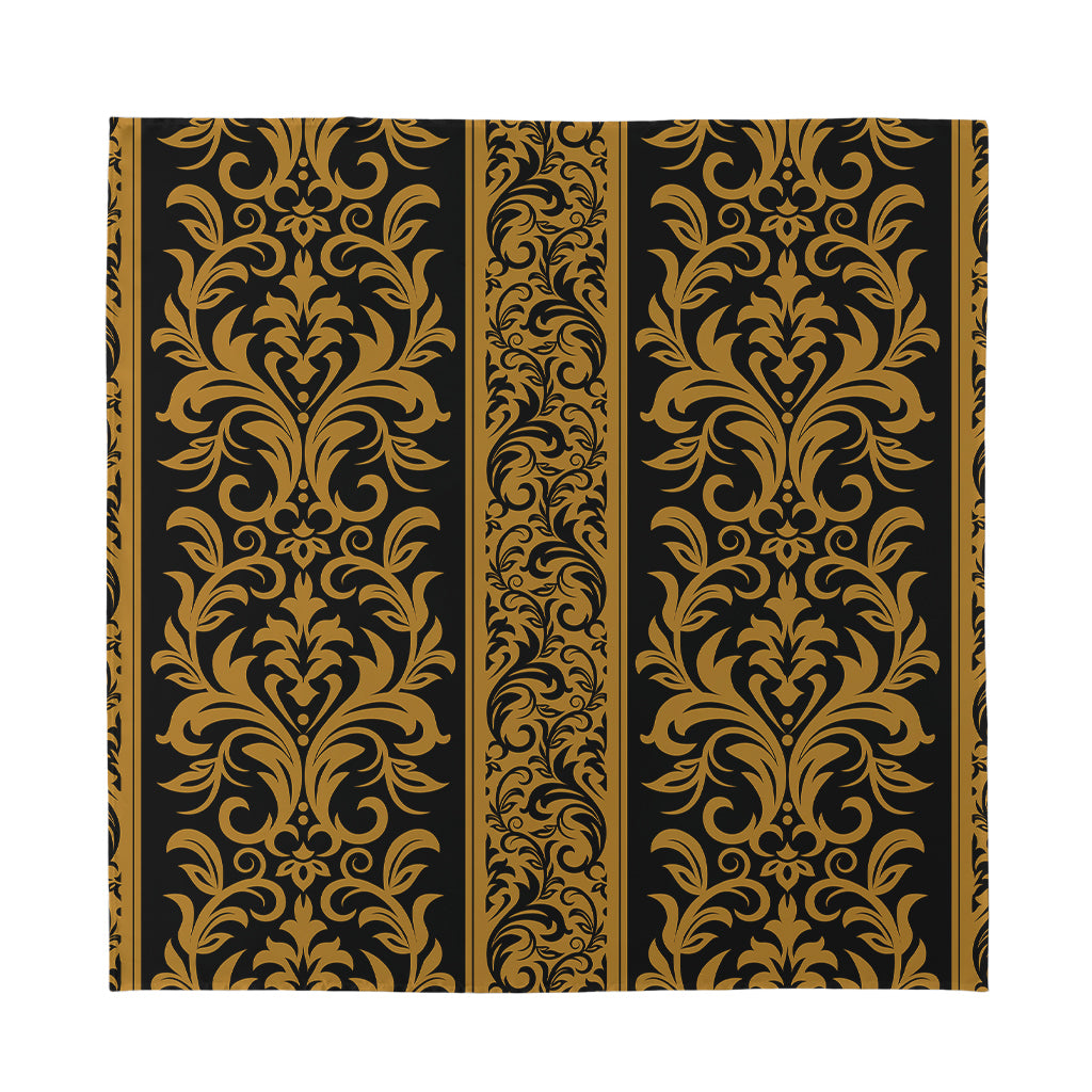 Ornamental Western Damask Print Silk Bandana