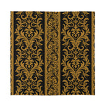Ornamental Western Damask Print Silk Bandana