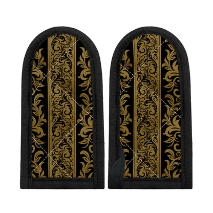 Ornamental Western Damask Print Skillet Handle Cover