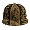 Ornamental Western Damask Print Snapback Cap