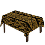 Ornamental Western Damask Print Tablecloth