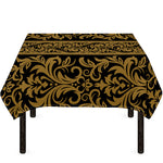 Ornamental Western Damask Print Tablecloth