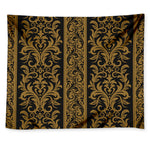 Ornamental Western Damask Print Tapestry