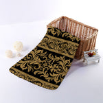 Ornamental Western Damask Print Towel