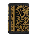 Ornamental Western Damask Print Trifold Wallet