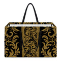 Ornamental Western Damask Print Utility Tote Bag