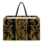 Ornamental Western Damask Print Utility Tote Bag